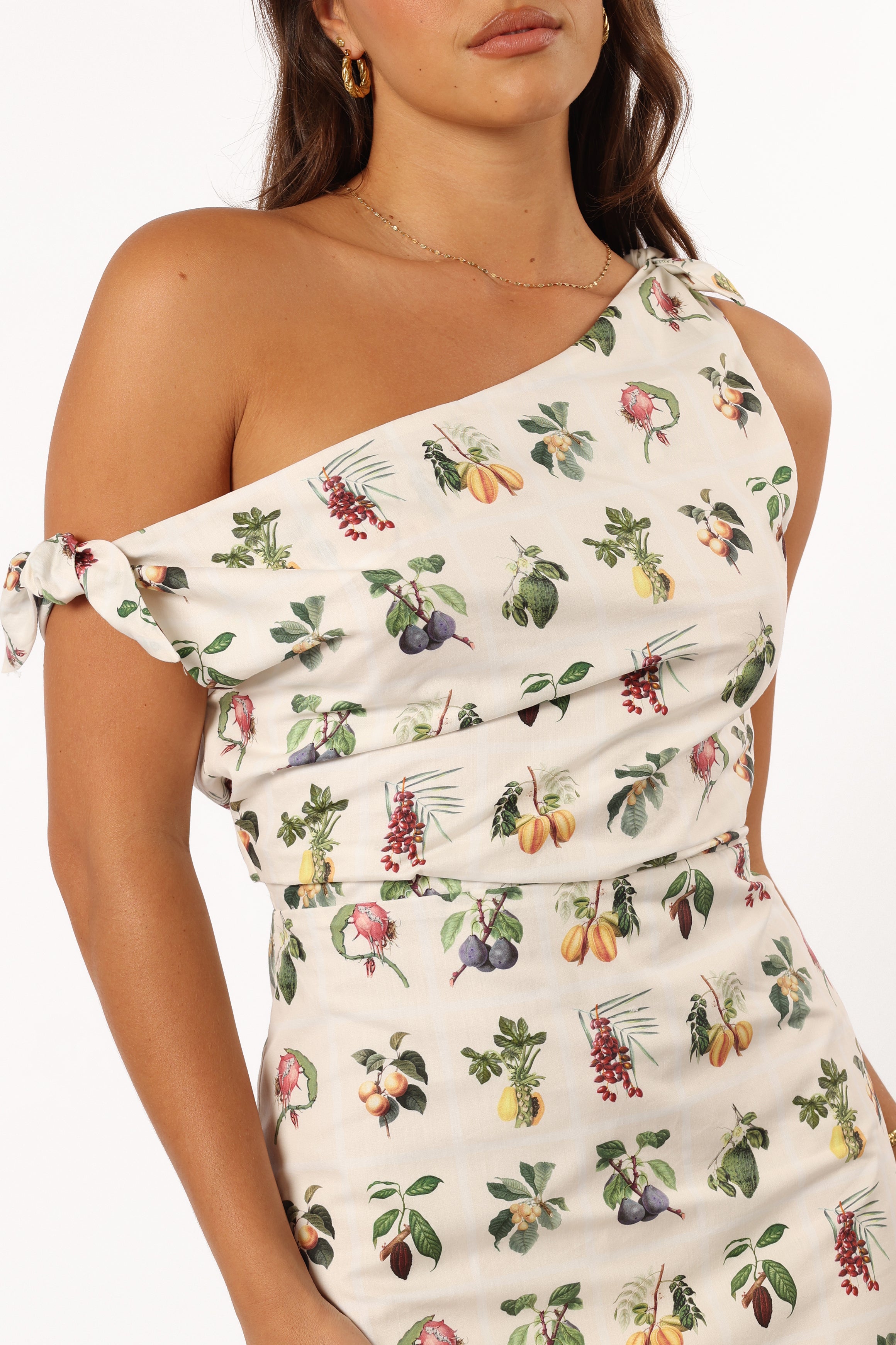 Mariella Off Shoulder Mini Dress - Floral-Sunny Prom