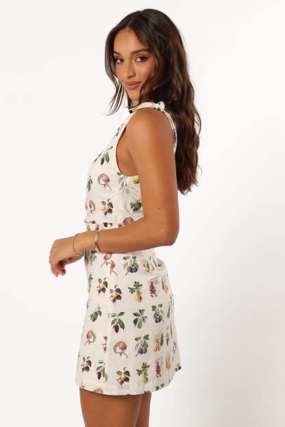 Mariella Off Shoulder Mini Dress - Floral-Sunny Prom