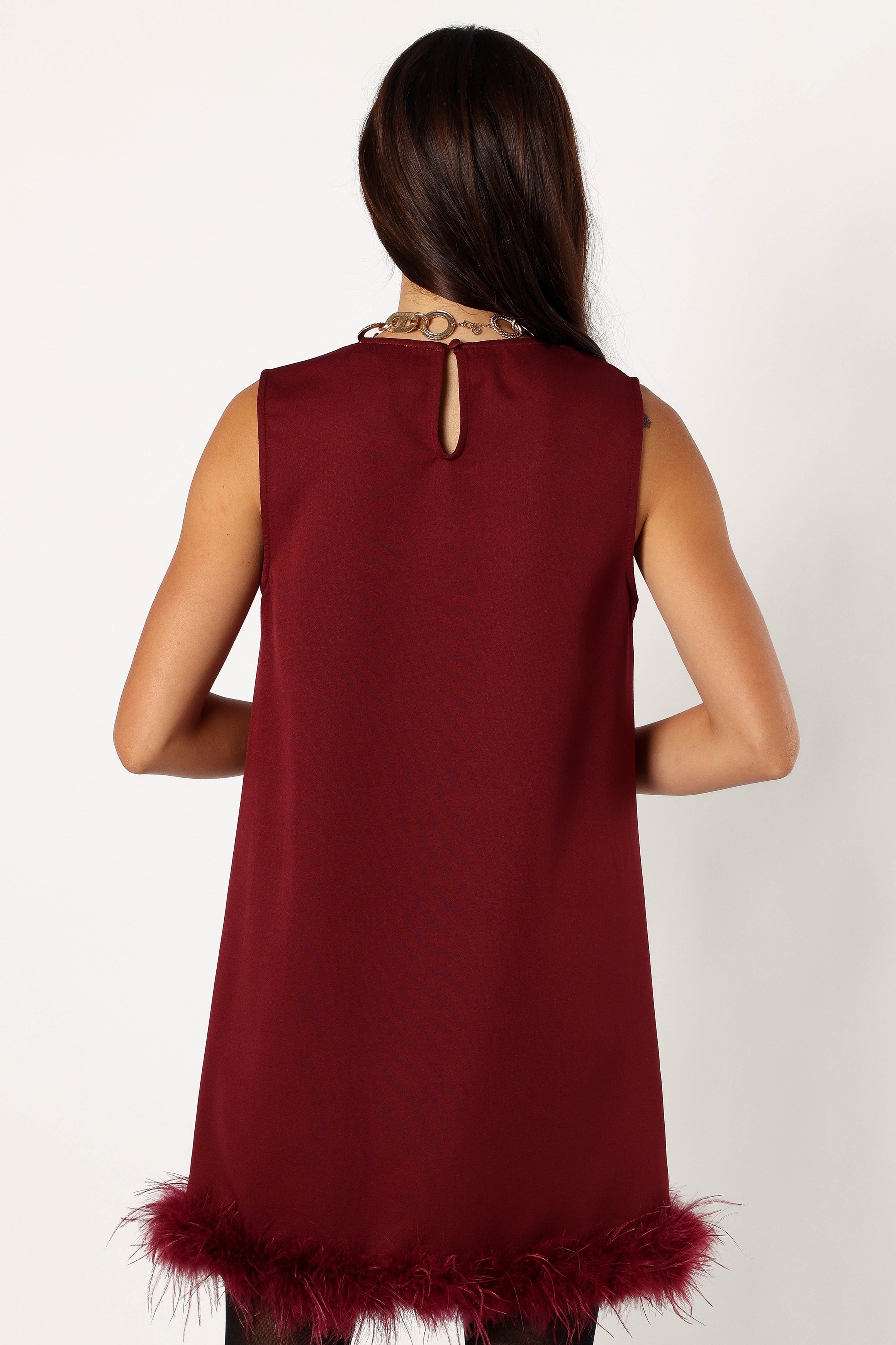 Mathias Mini Dress - Wine-Sunny Prom