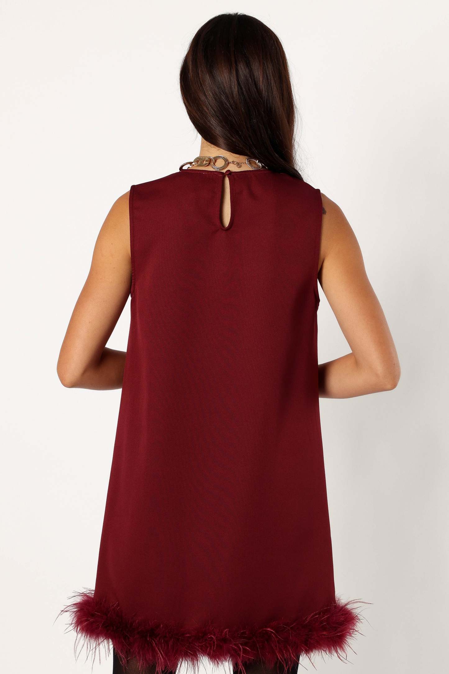 Mathias Mini Dress - Wine-Sunny Prom