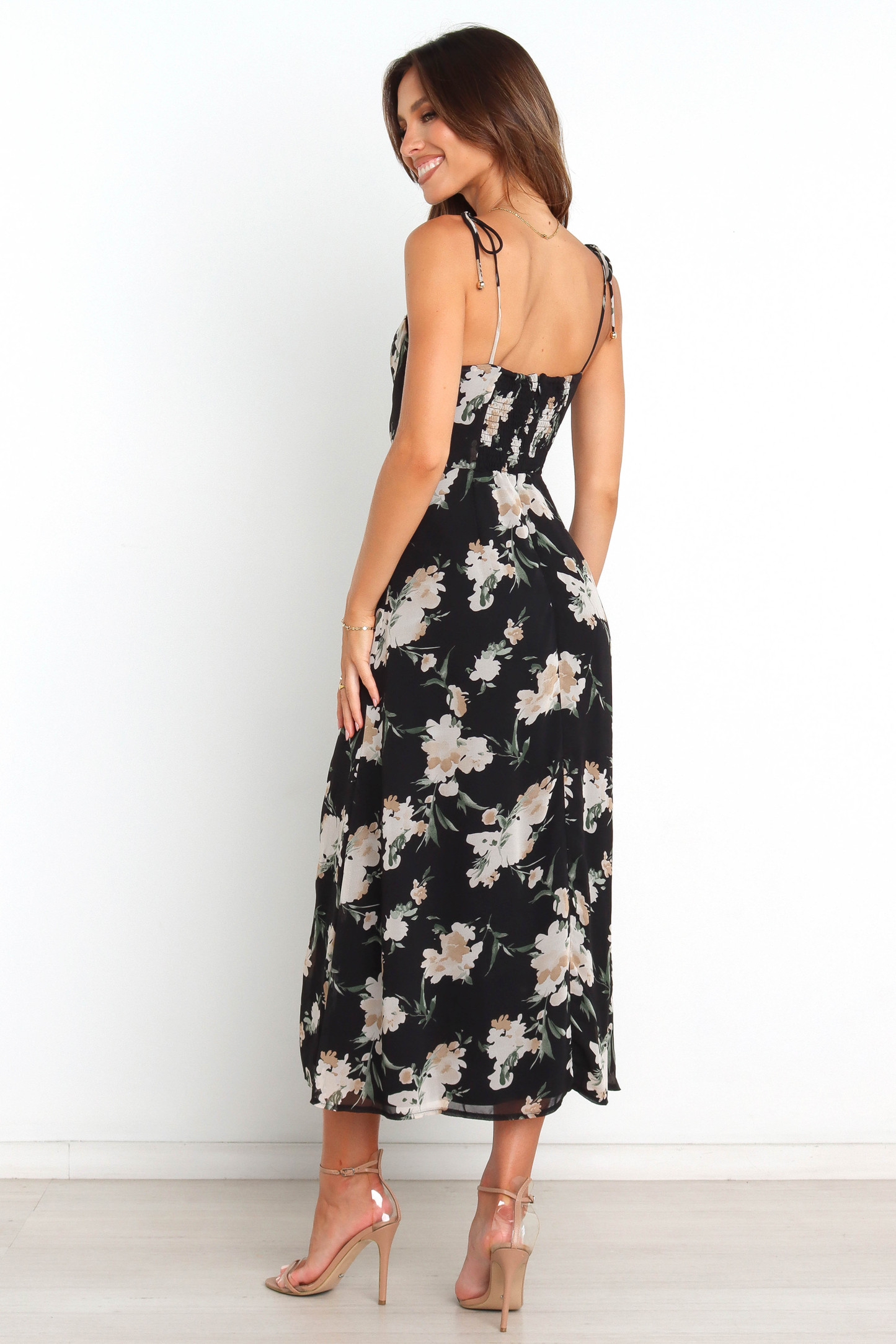 Meg Dress - Black-Sunny Prom