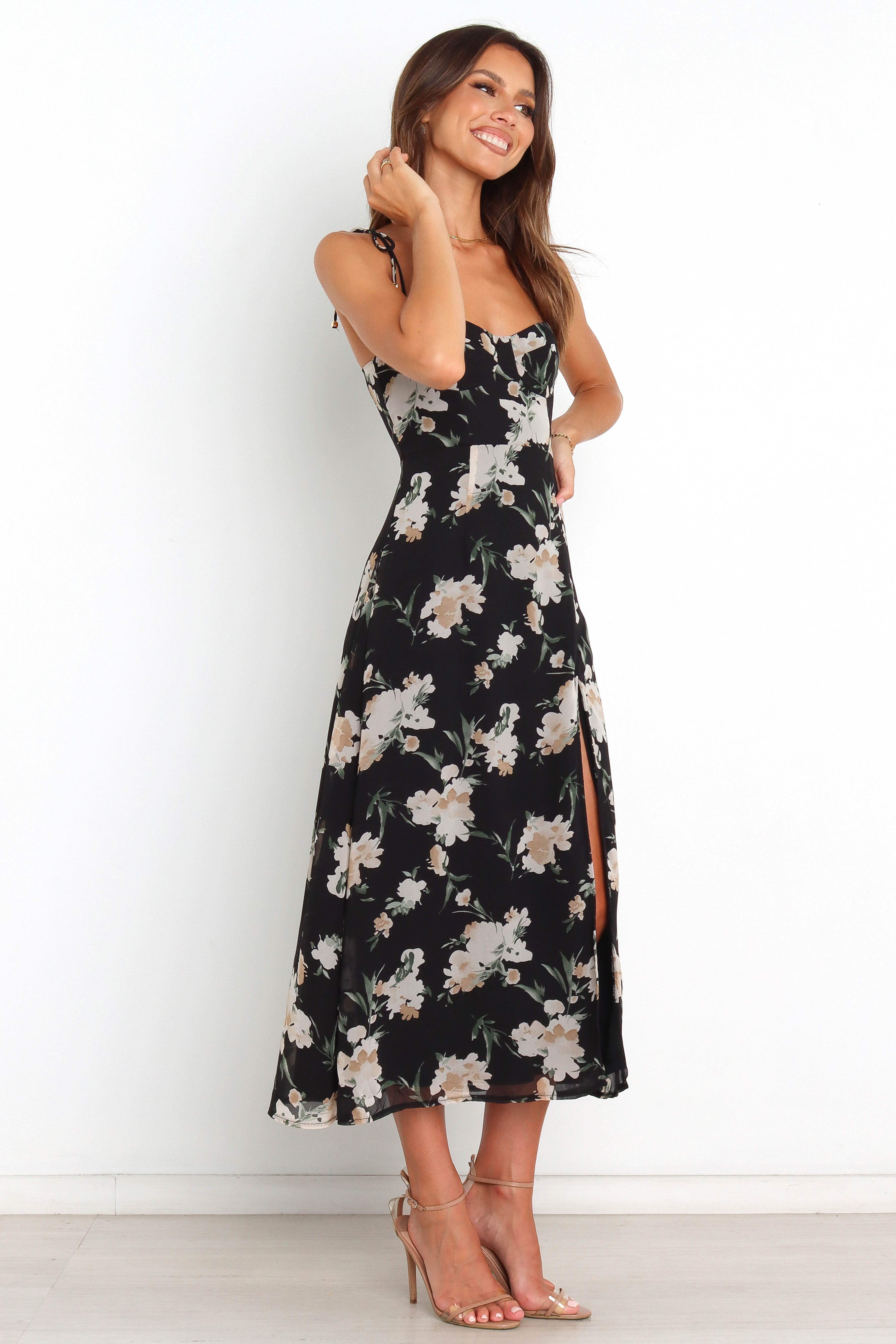 Meg Dress - Black-Sunny Prom