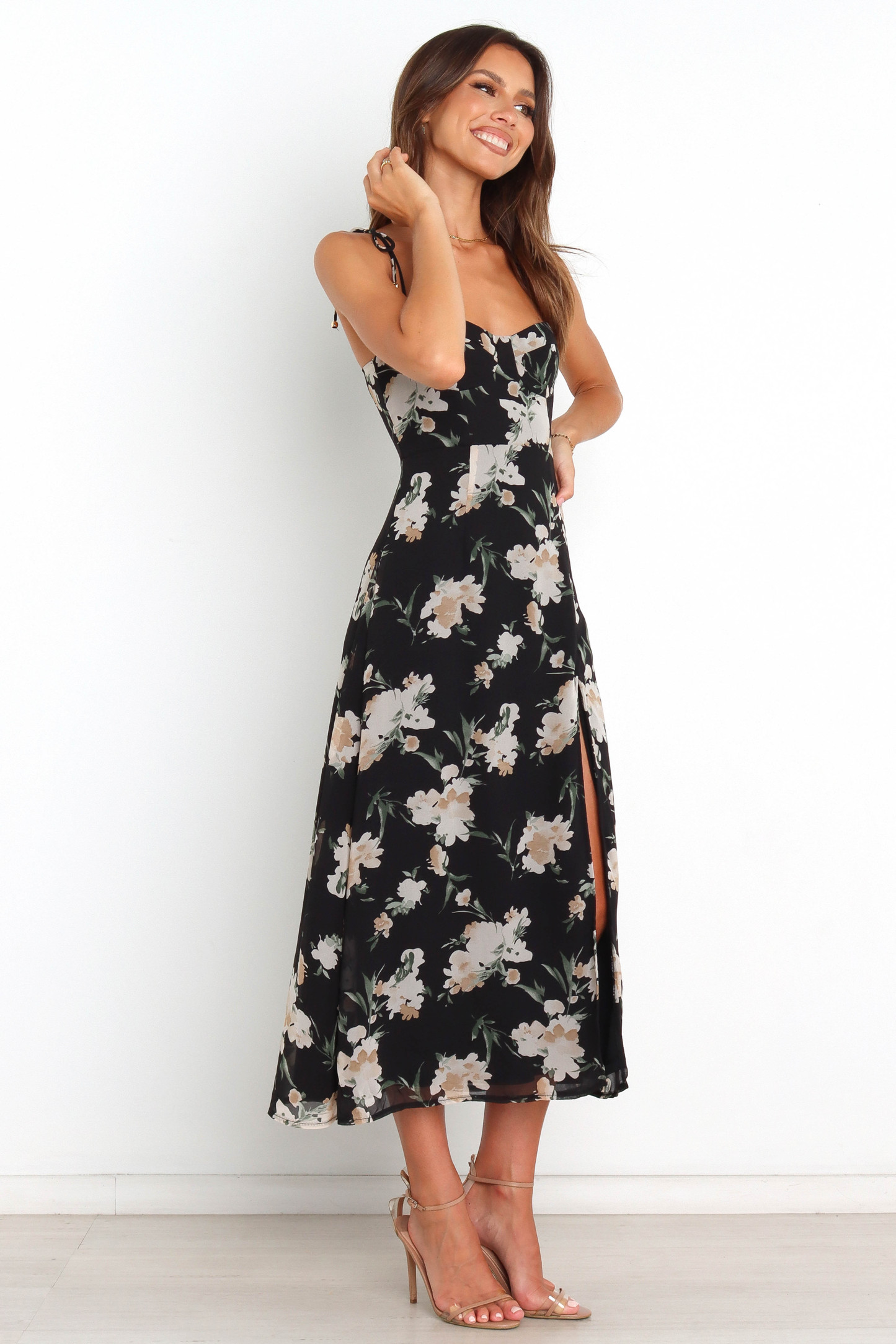 Meg Dress - Black-Sunny Prom