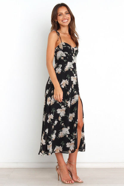 Meg Dress - Black-Sunny Prom