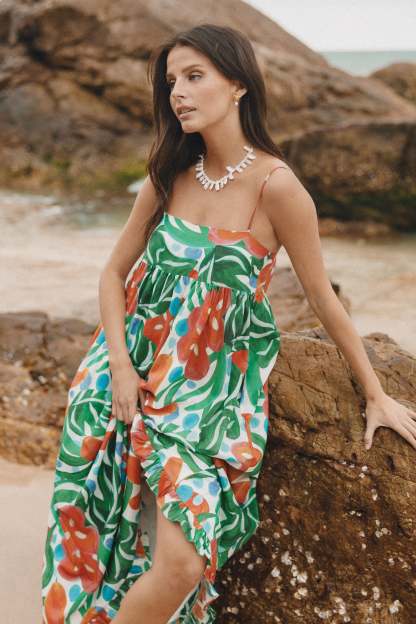 Miuccia Maxi Dress - Kauai-Sunny Prom
