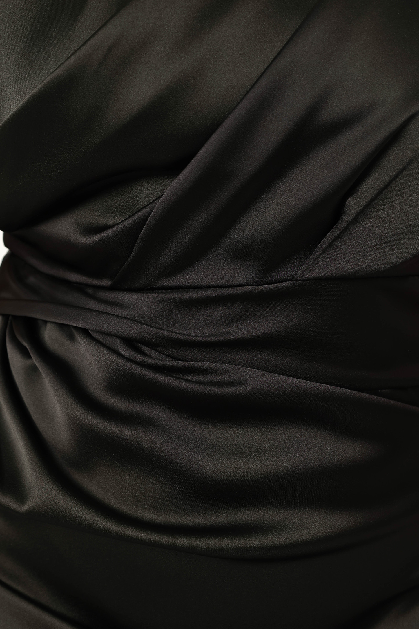 Nadia One Shoulder Maxi Dress - Black-Sunny Prom