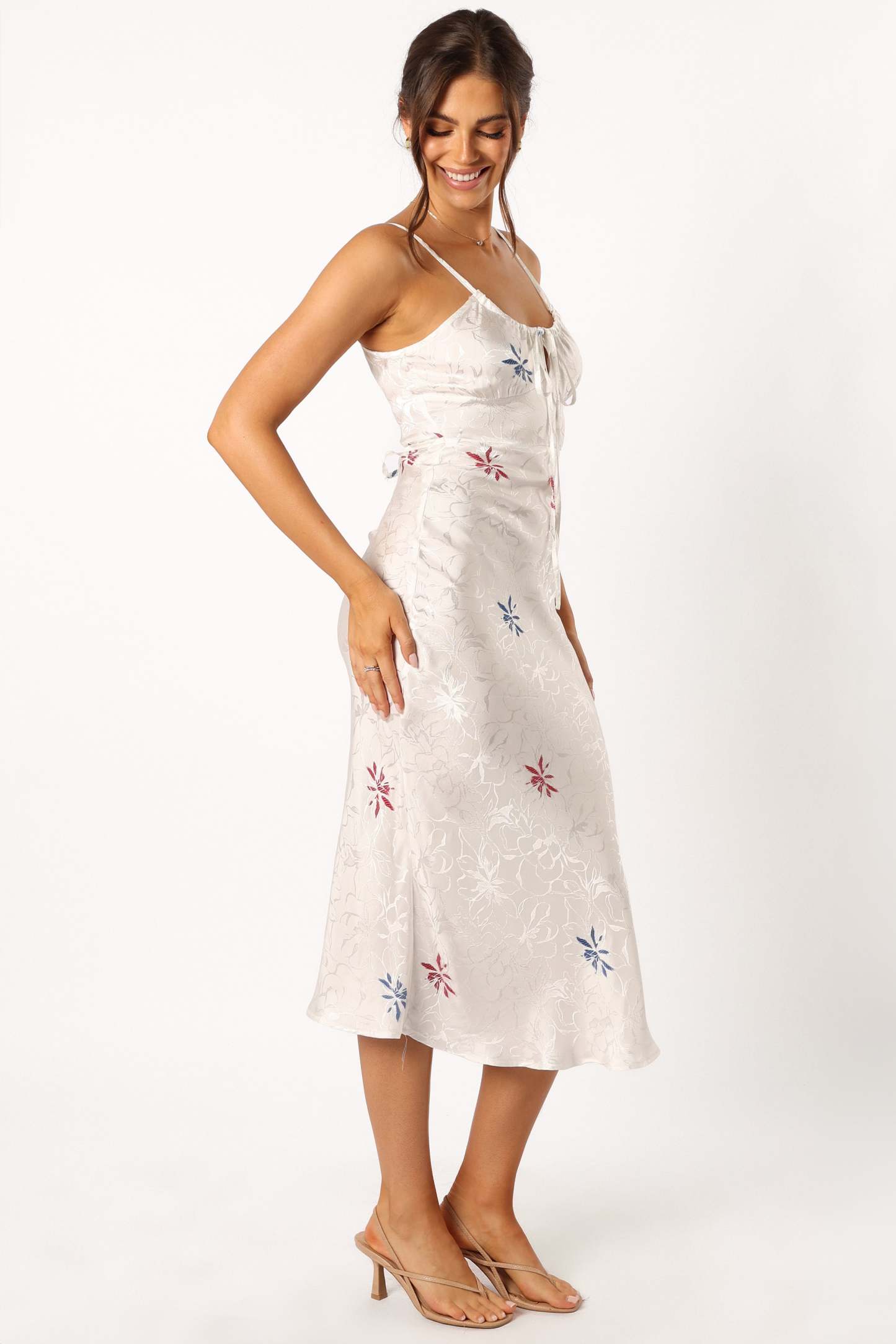 Rosa Midi Dress - White-Sunny Prom