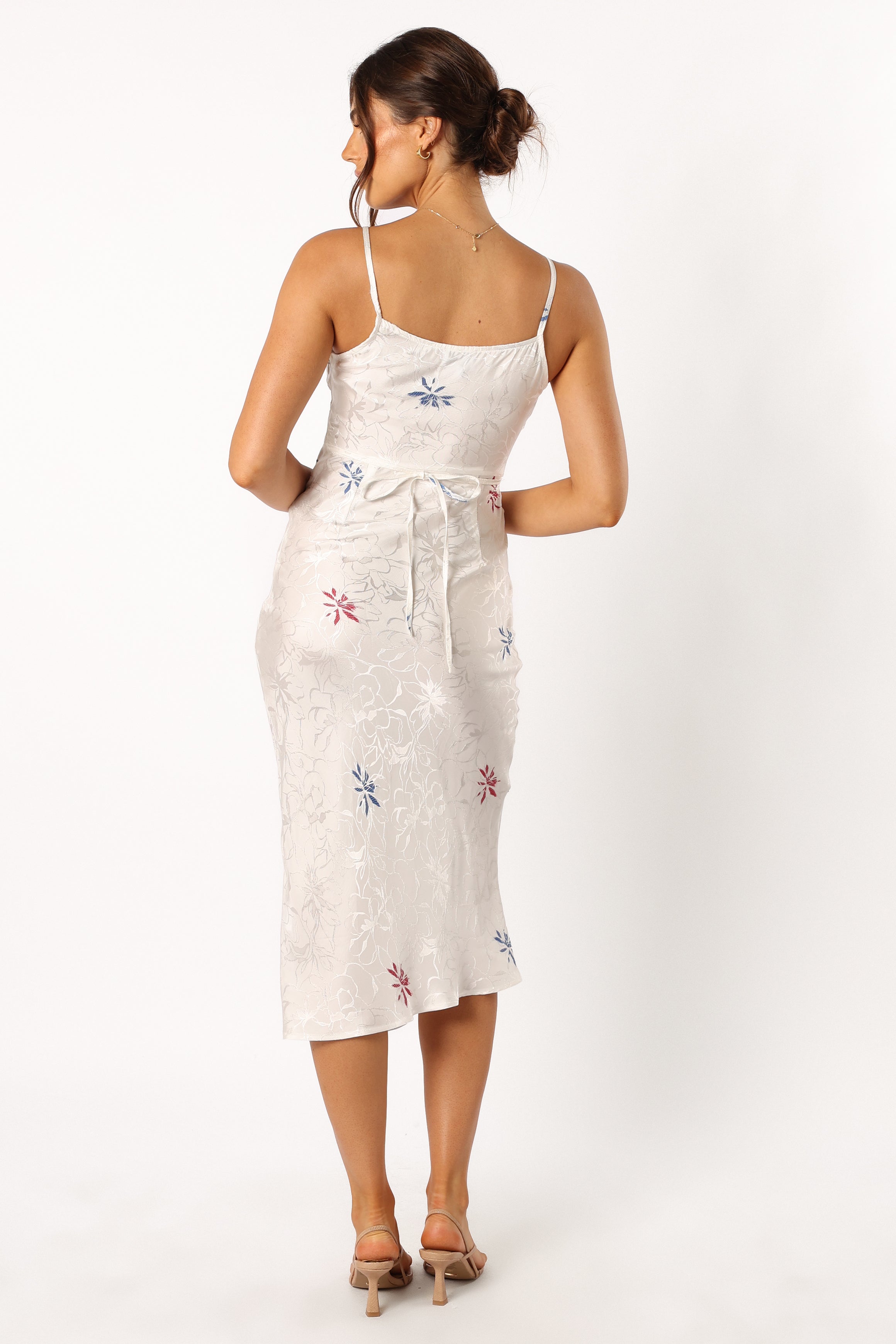 Rosa Midi Dress - White-Sunny Prom