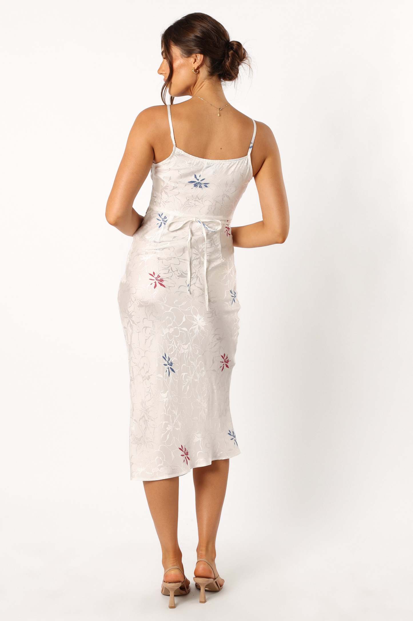 Rosa Midi Dress - White-Sunny Prom