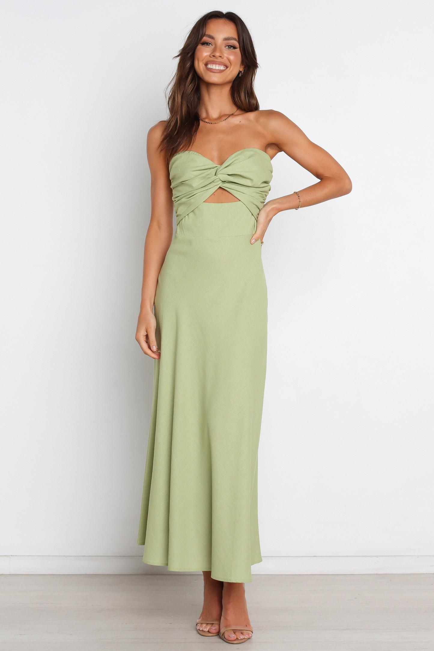 Rosetta Dress - Olive-Sunny Prom