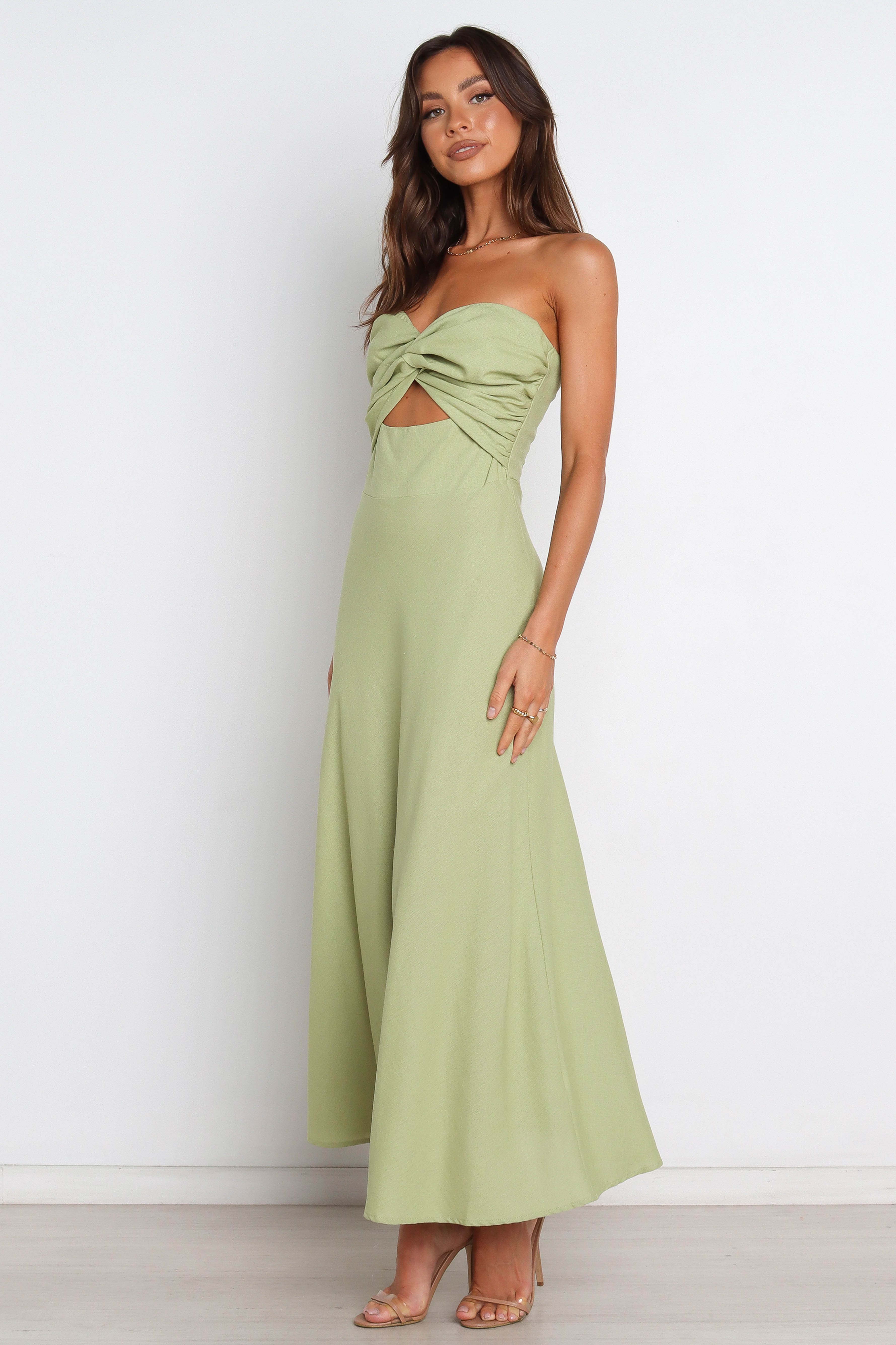 Rosetta Dress - Olive-Sunny Prom