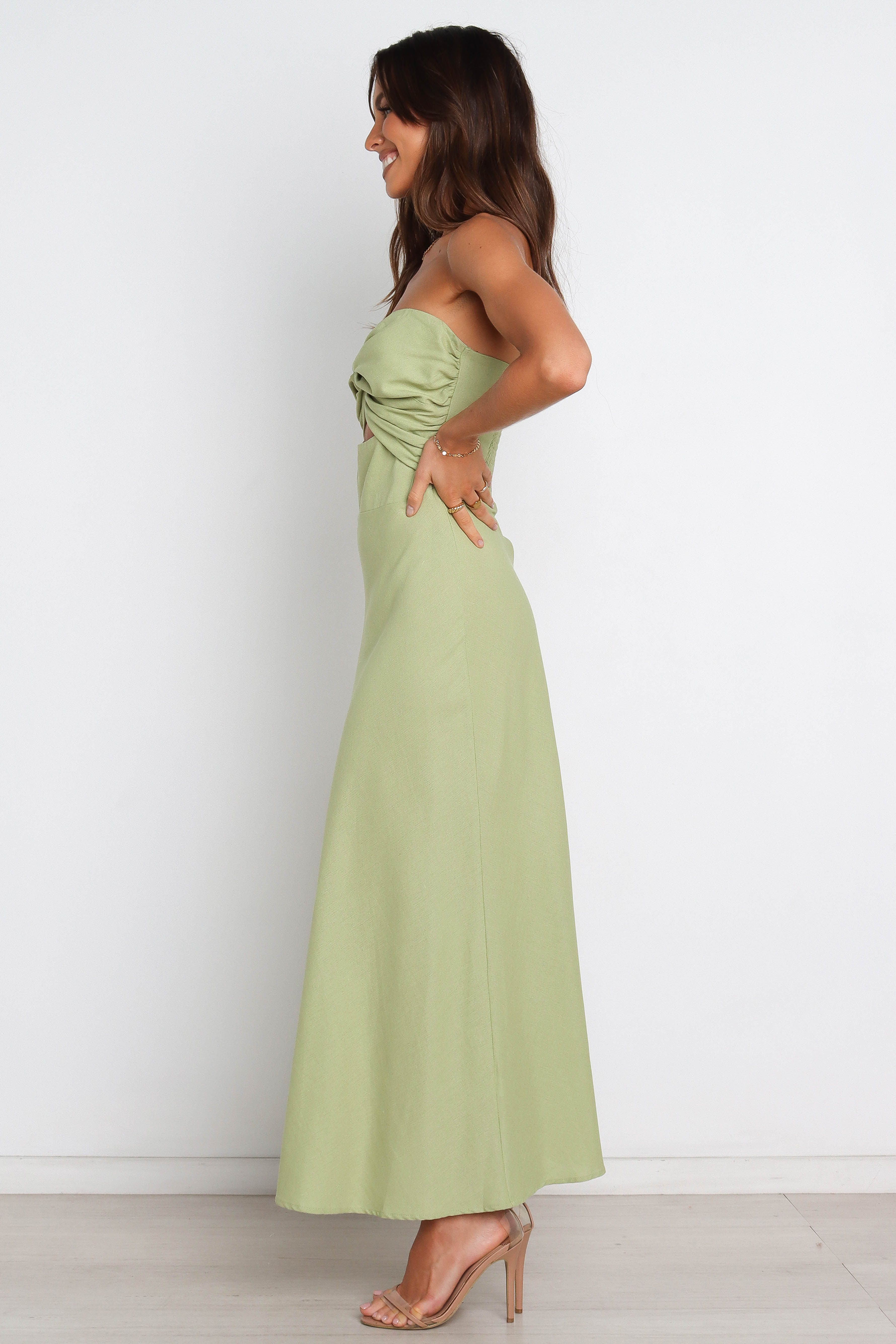 Rosetta Dress - Olive-Sunny Prom