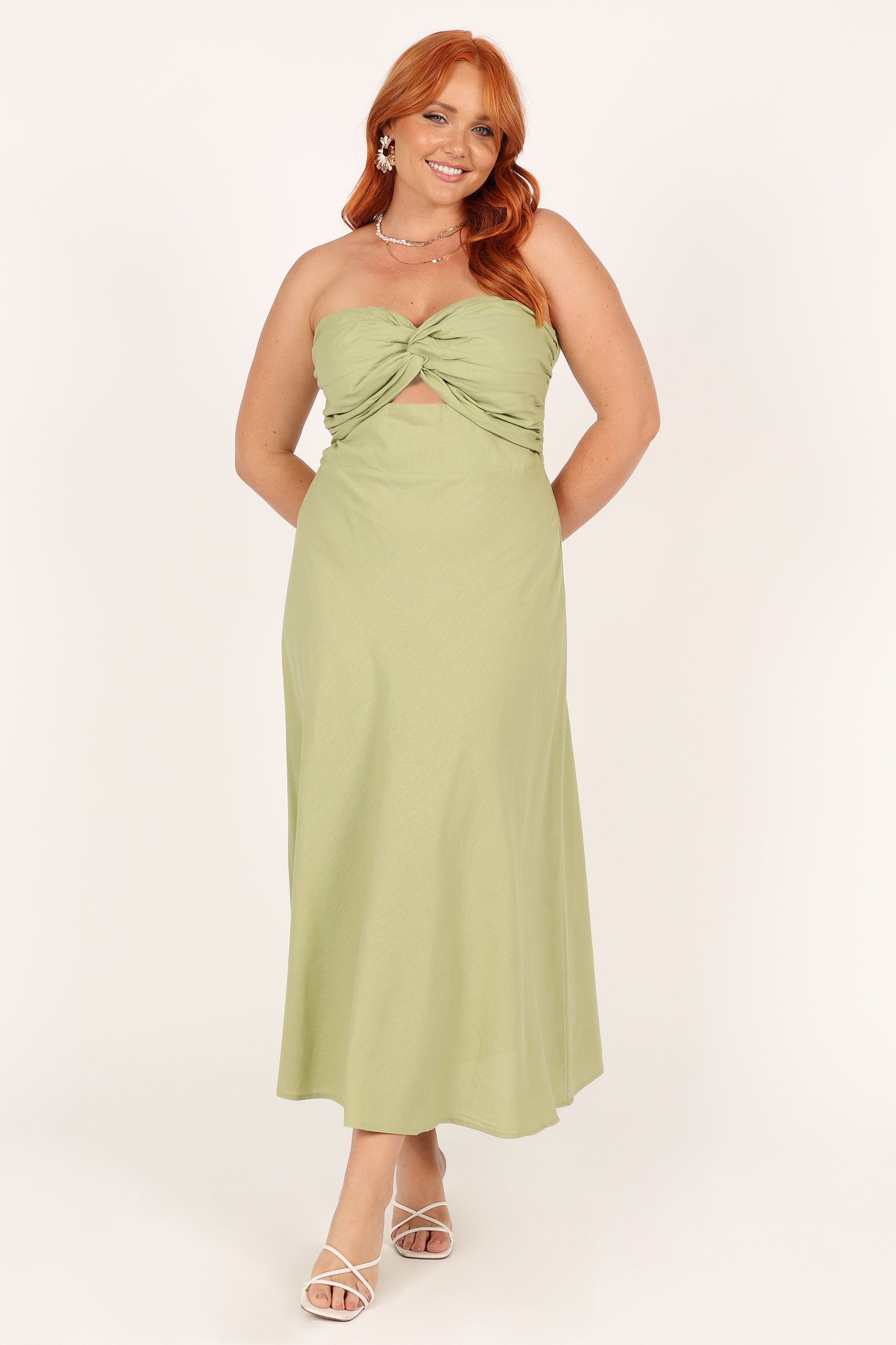Rosetta Dress - Olive-Sunny Prom