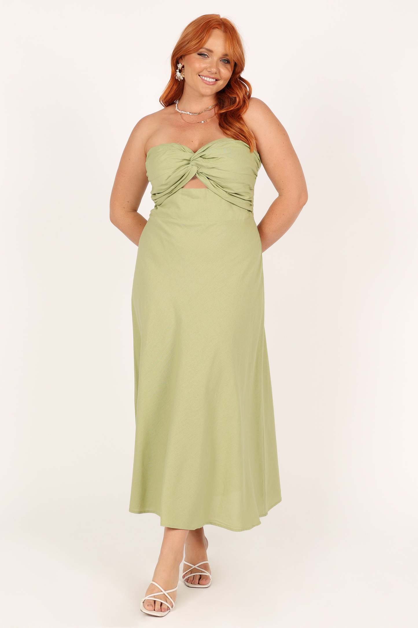 Rosetta Dress - Olive-Sunny Prom