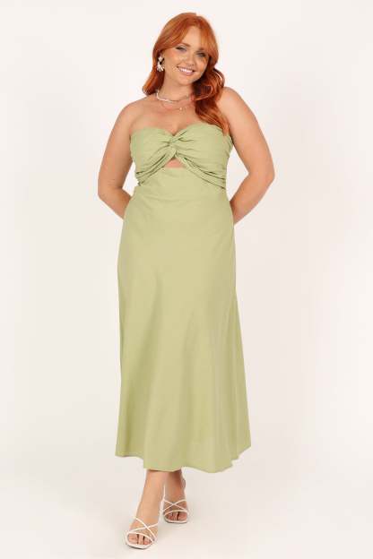 Rosetta Dress - Olive-Sunny Prom