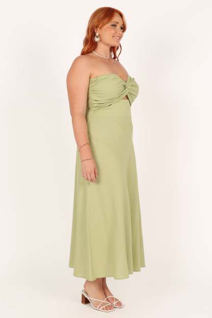 Rosetta Dress - Olive-Sunny Prom