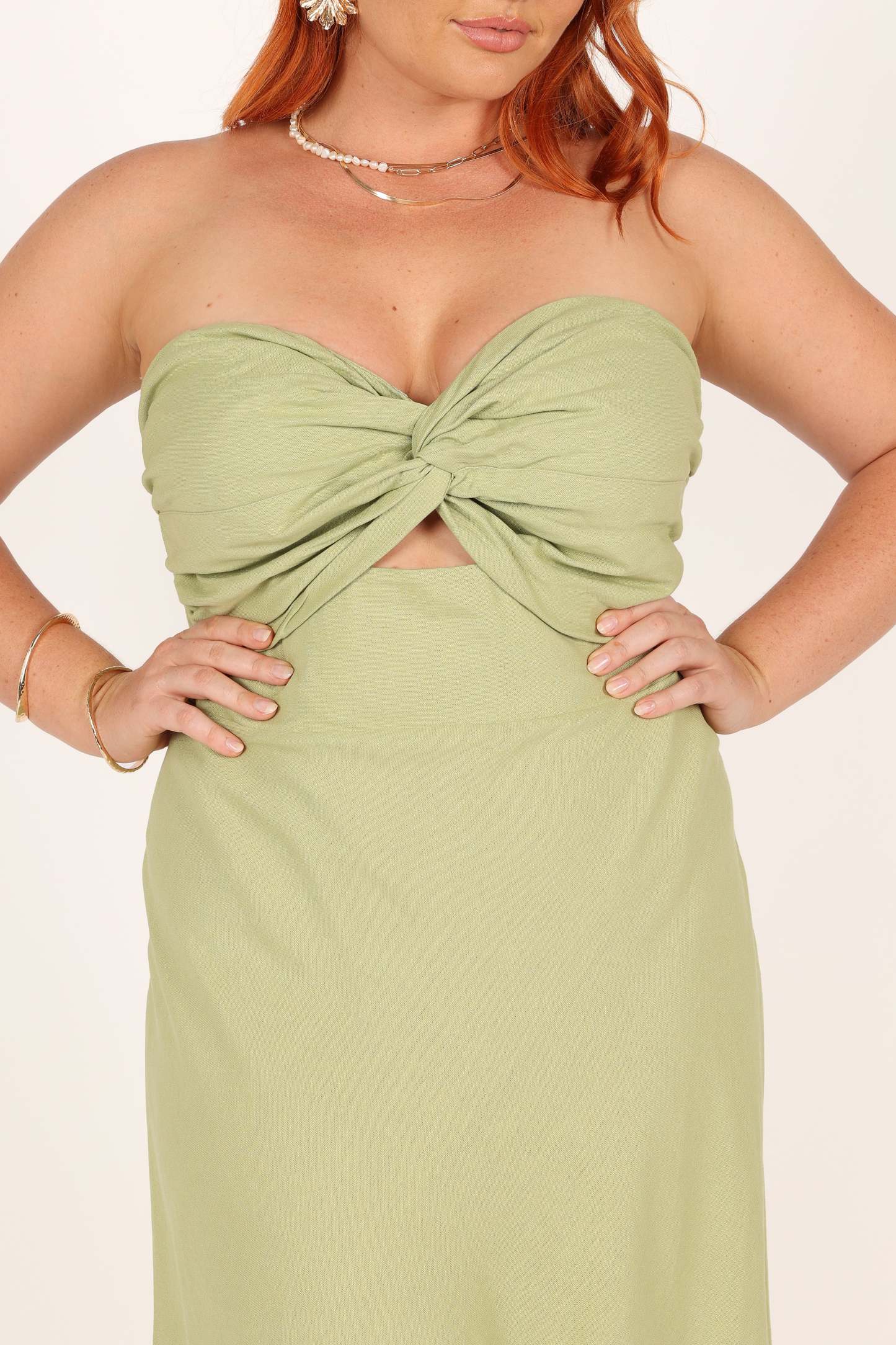 Rosetta Dress - Olive-Sunny Prom