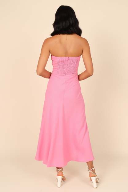 Rosetta Dress - Pink-Sunny Prom