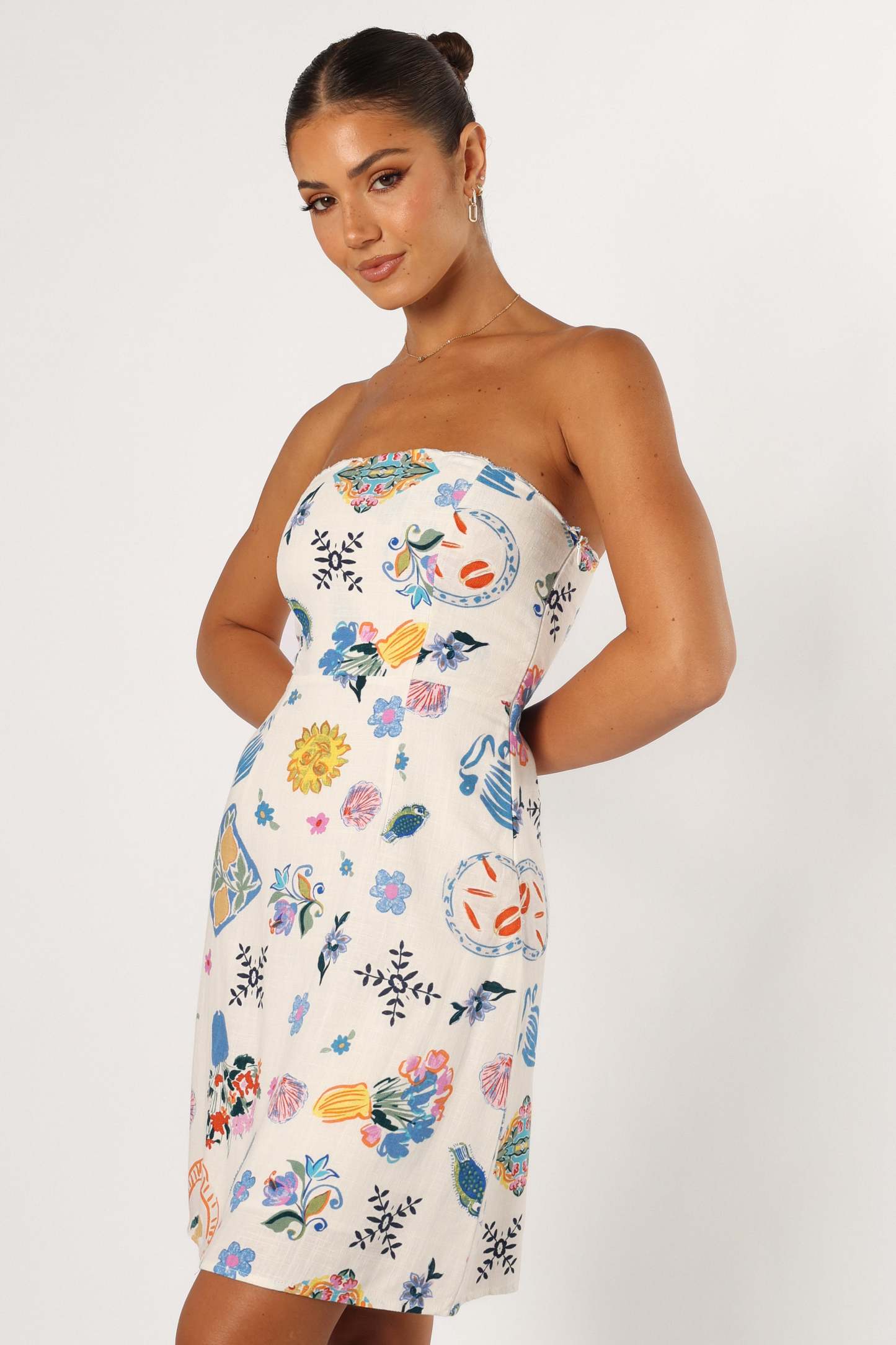 Sabina Mini Dress - Portofino-Sunny Prom