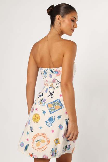 Sabina Mini Dress - Portofino-Sunny Prom