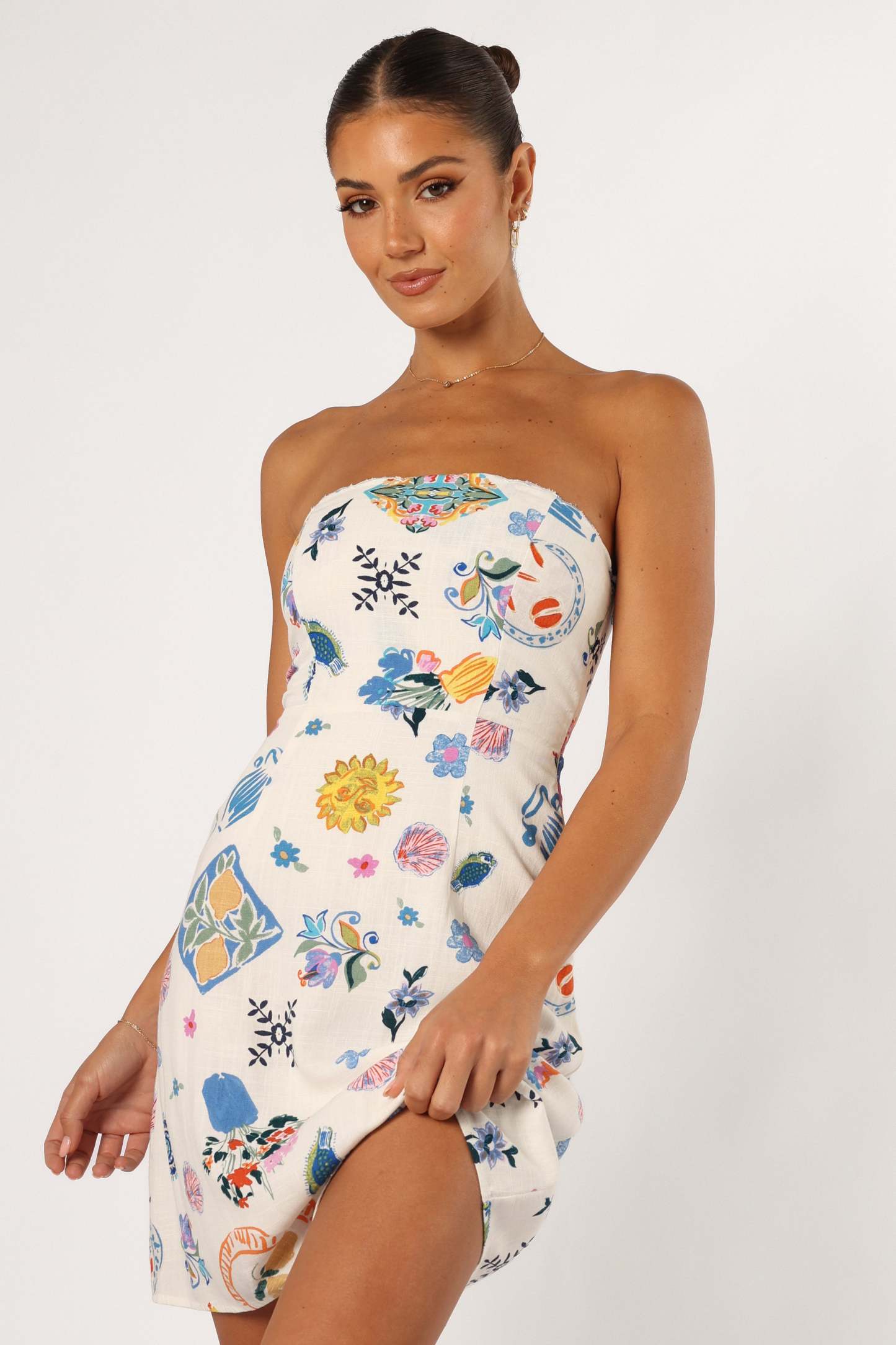 Sabina Mini Dress - Portofino-Sunny Prom