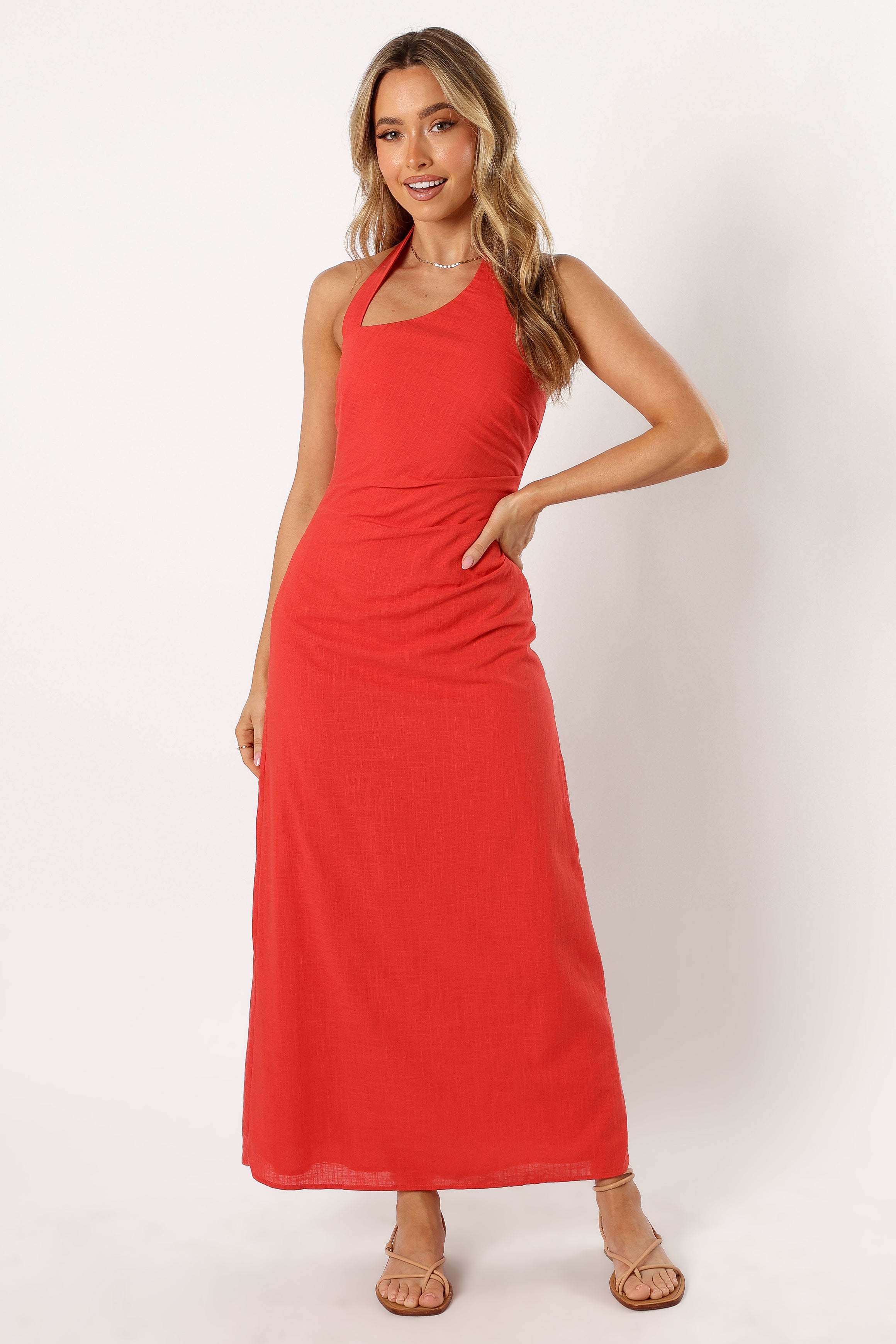 Saphira Long Midi Dress - Jaffa-Sunny Prom