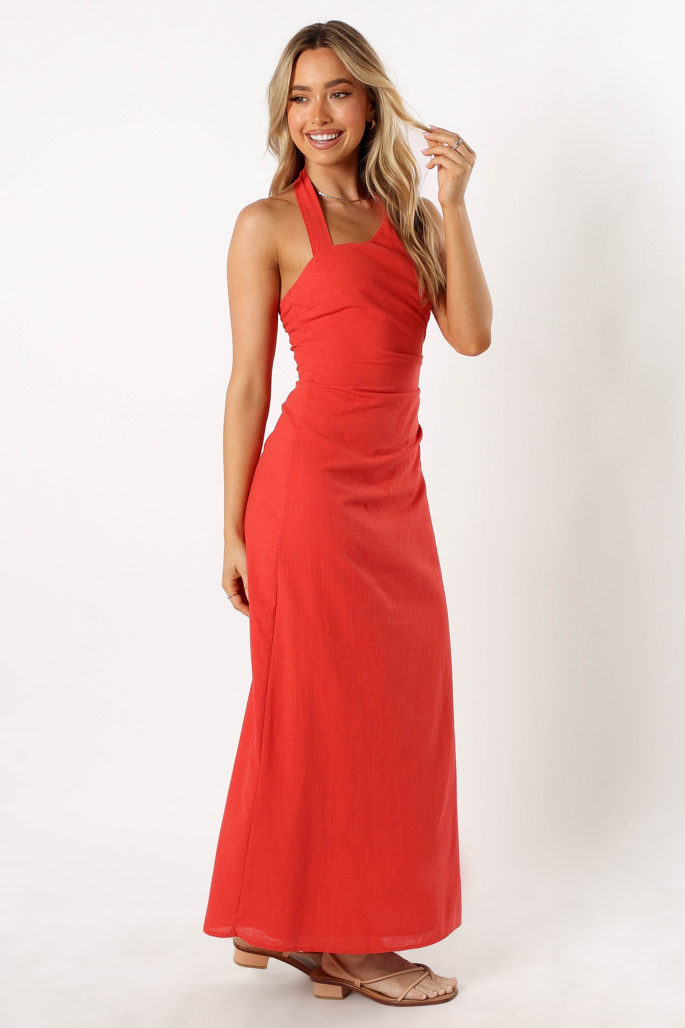 Saphira Long Midi Dress - Jaffa-Sunny Prom