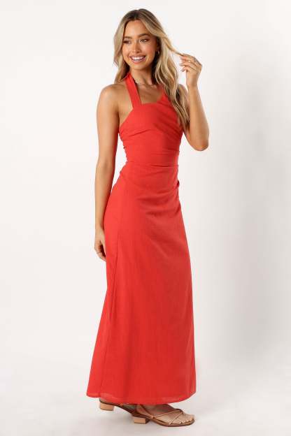 Saphira Long Midi Dress - Jaffa-Sunny Prom