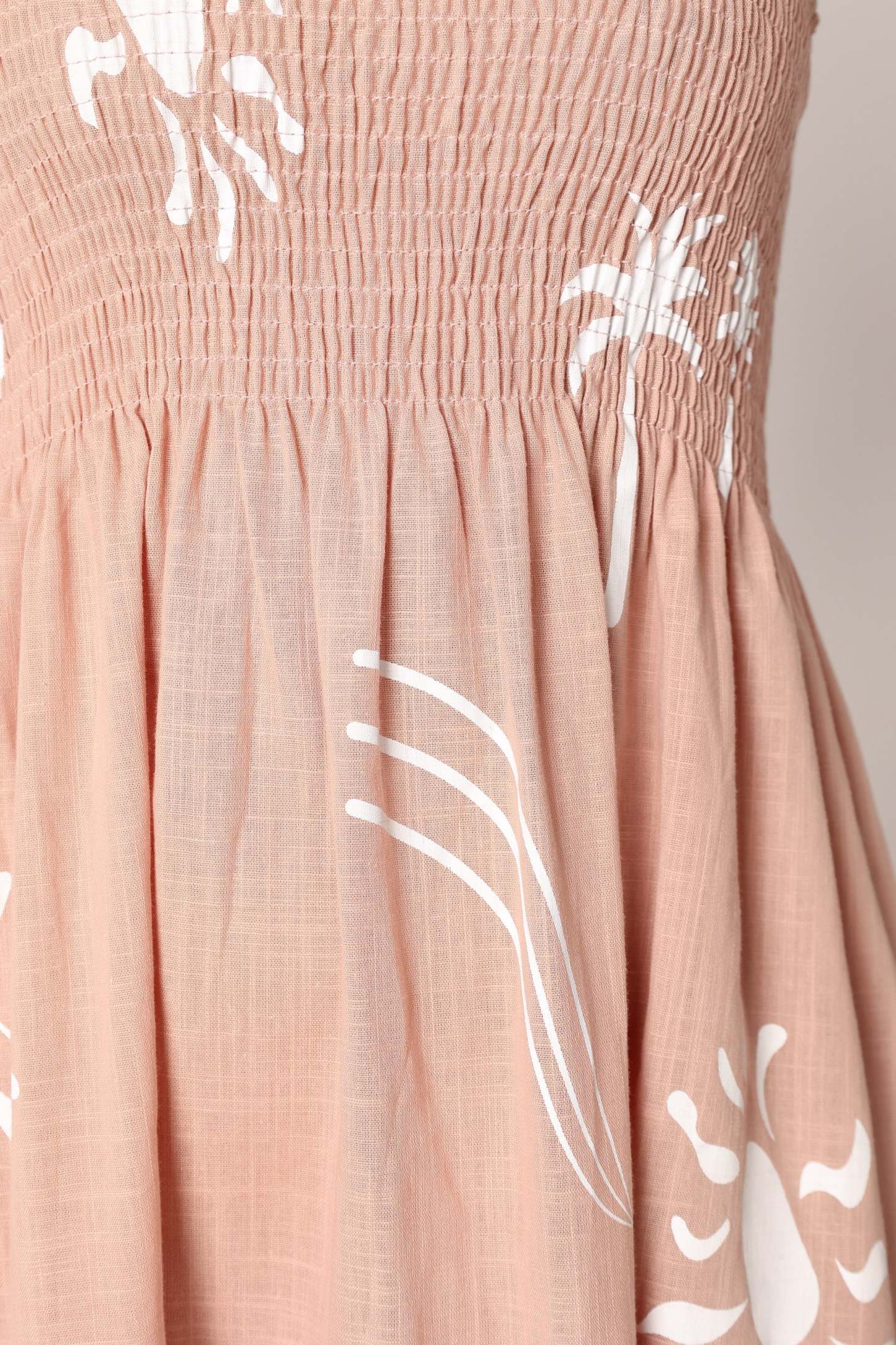 Sarelle Midi Dress - Tan Blush-Sunny Prom