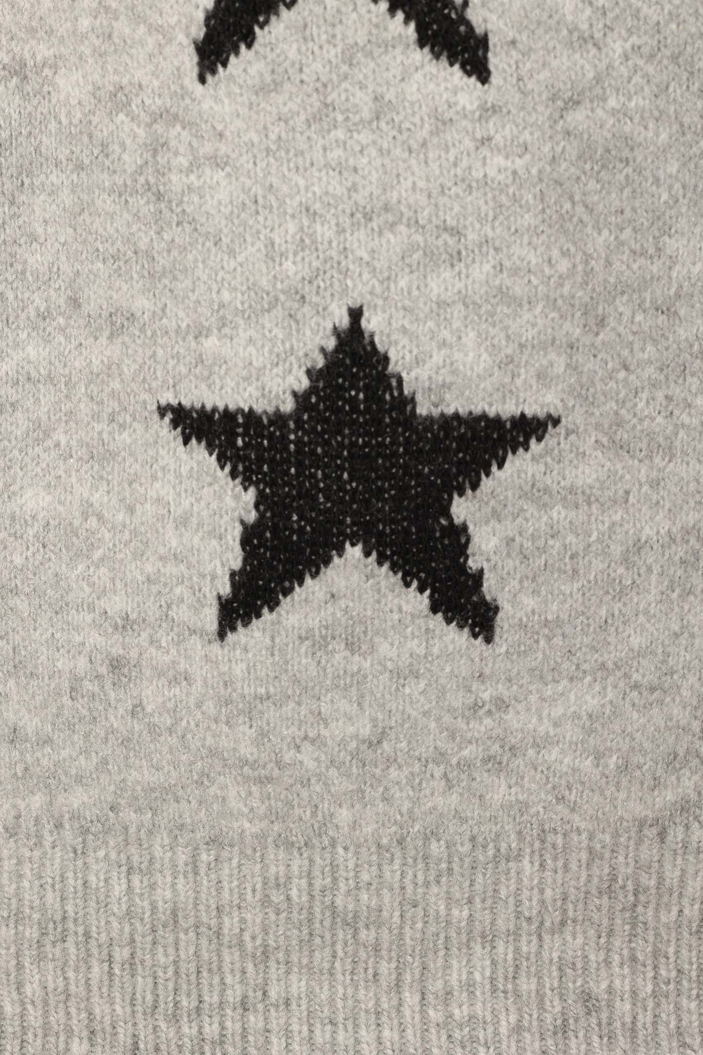 Janiyah Star Knit Sweater - Grey Black-Sunny Prom