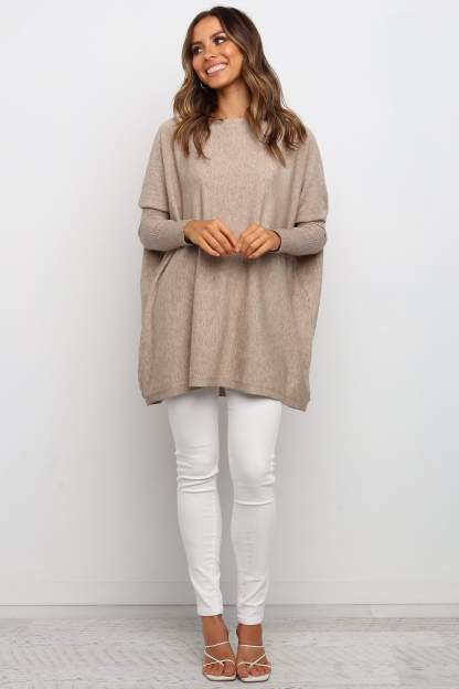 Jemima Sweater - Beige-Sunny Prom