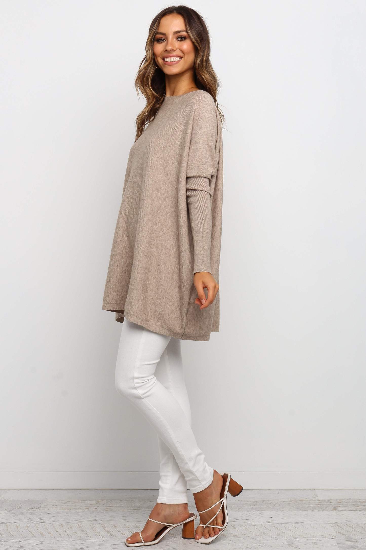 Jemima Sweater - Beige-Sunny Prom