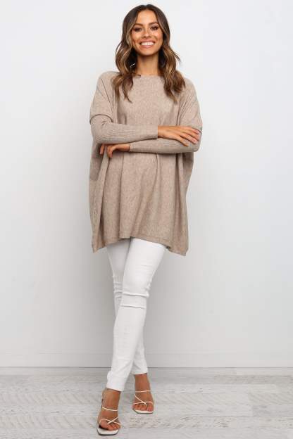 Jemima Sweater - Beige-Sunny Prom