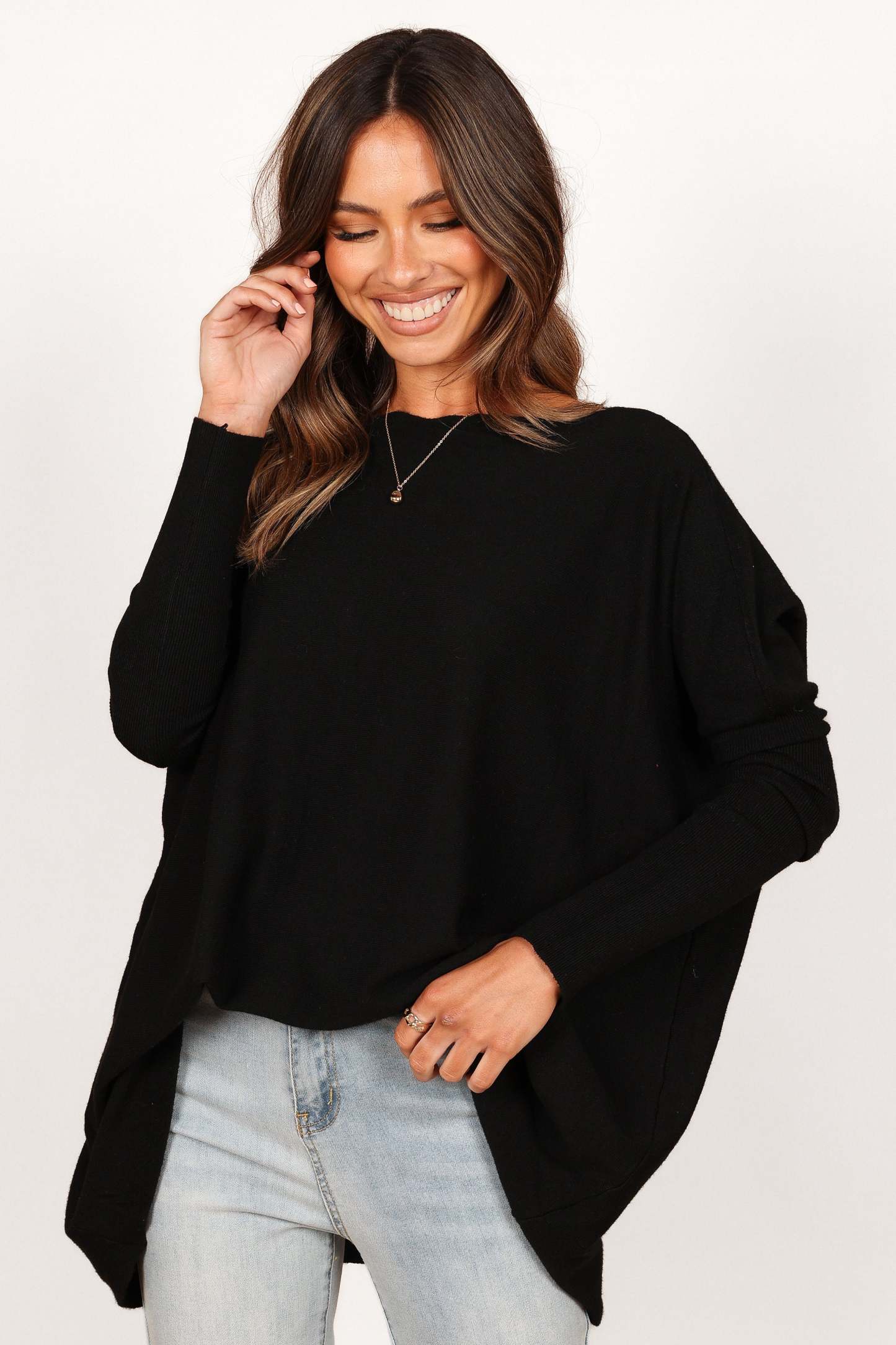 Jemima Sweater - Black-Sunny Prom