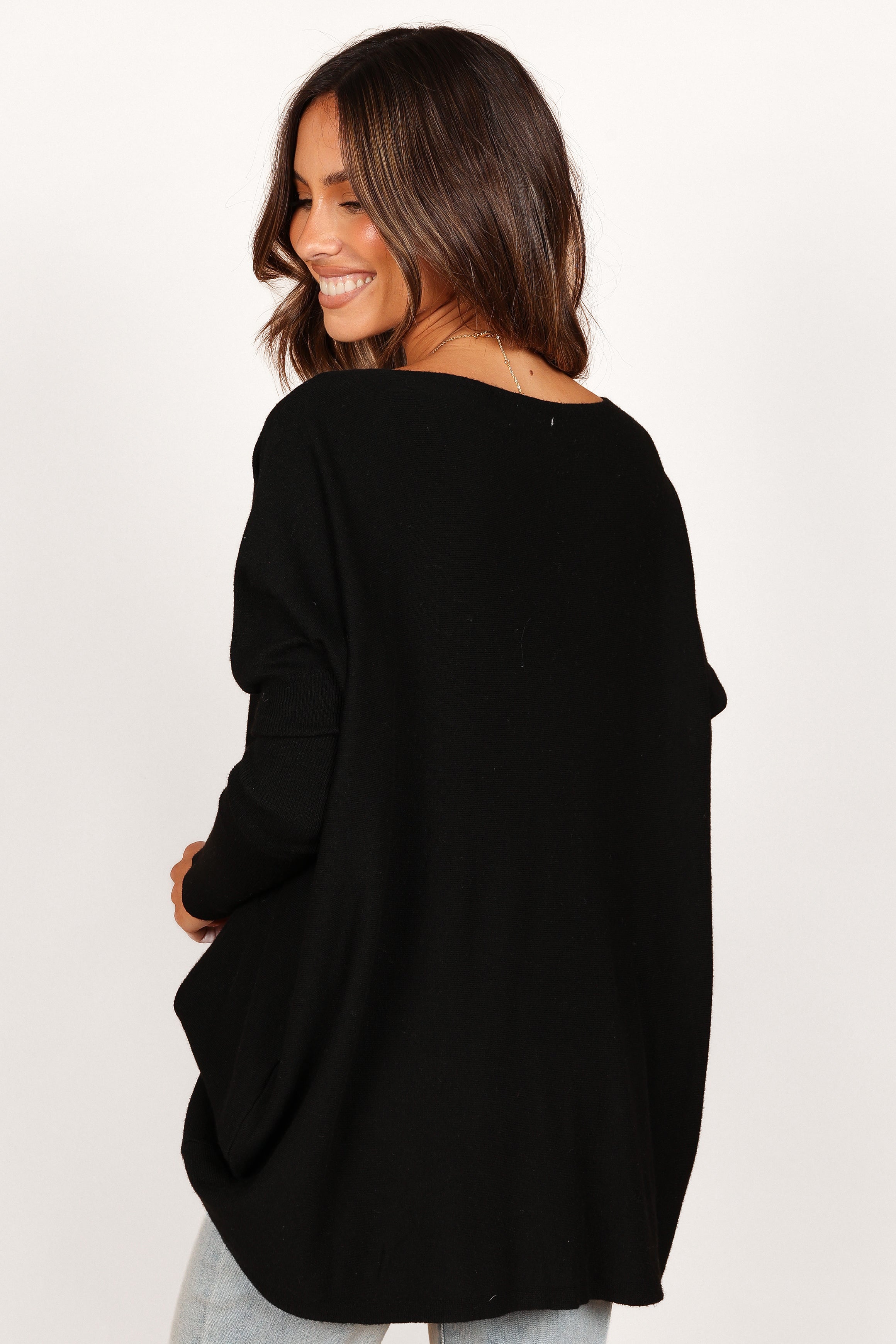 Jemima Sweater - Black-Sunny Prom