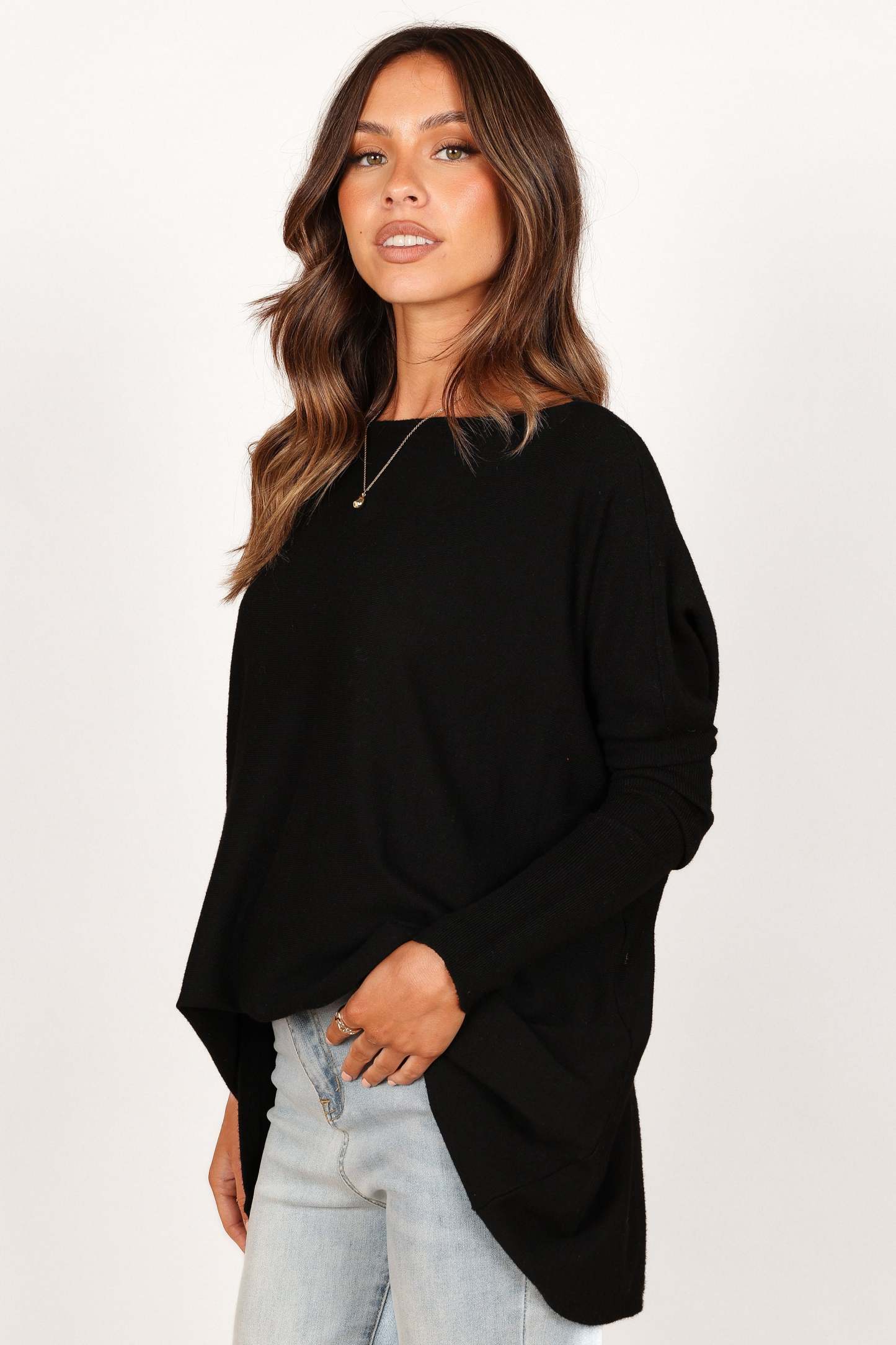 Jemima Sweater - Black-Sunny Prom