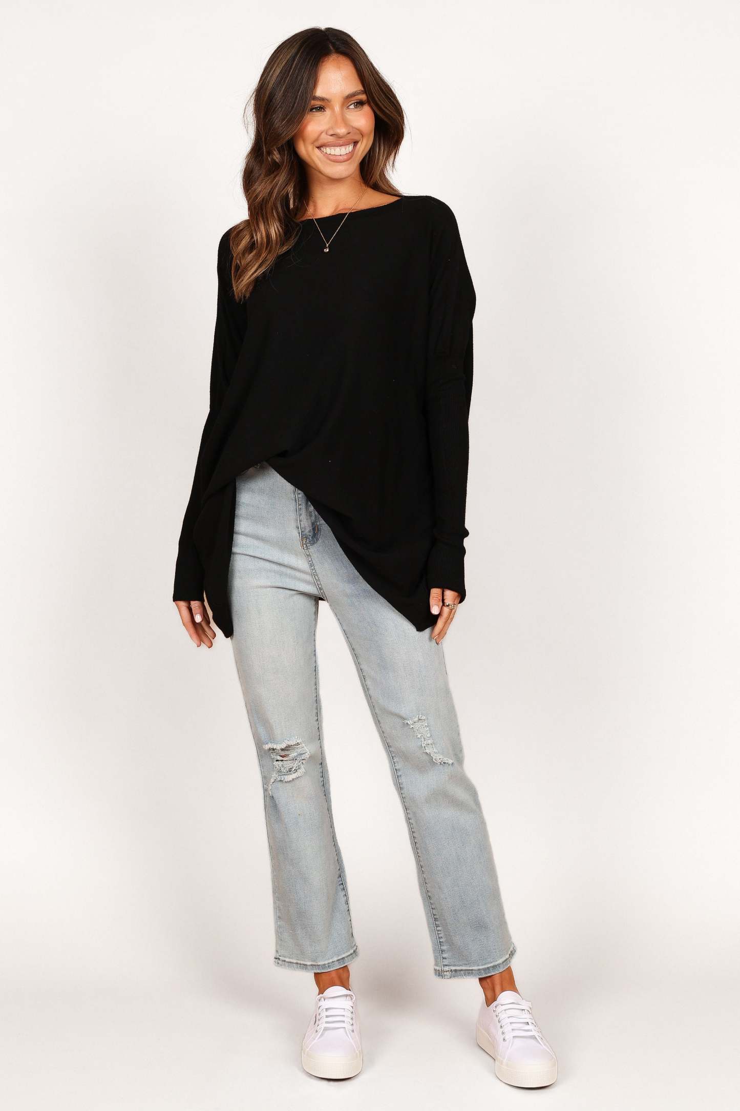 Jemima Sweater - Black-Sunny Prom