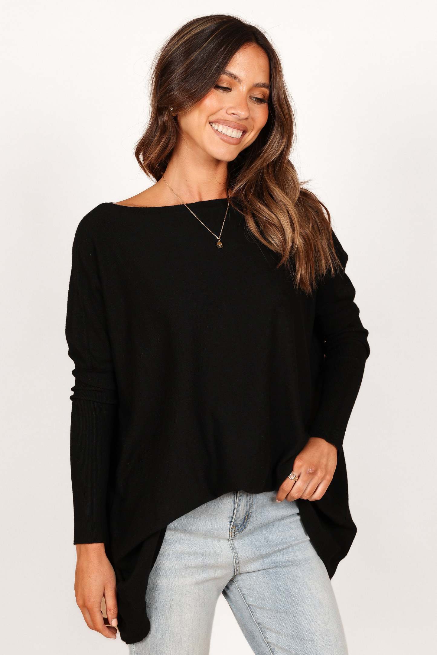 Jemima Sweater - Black-Sunny Prom