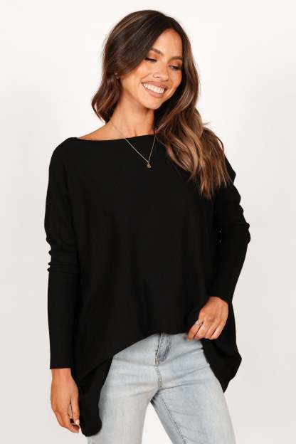 Jemima Sweater - Black-Sunny Prom