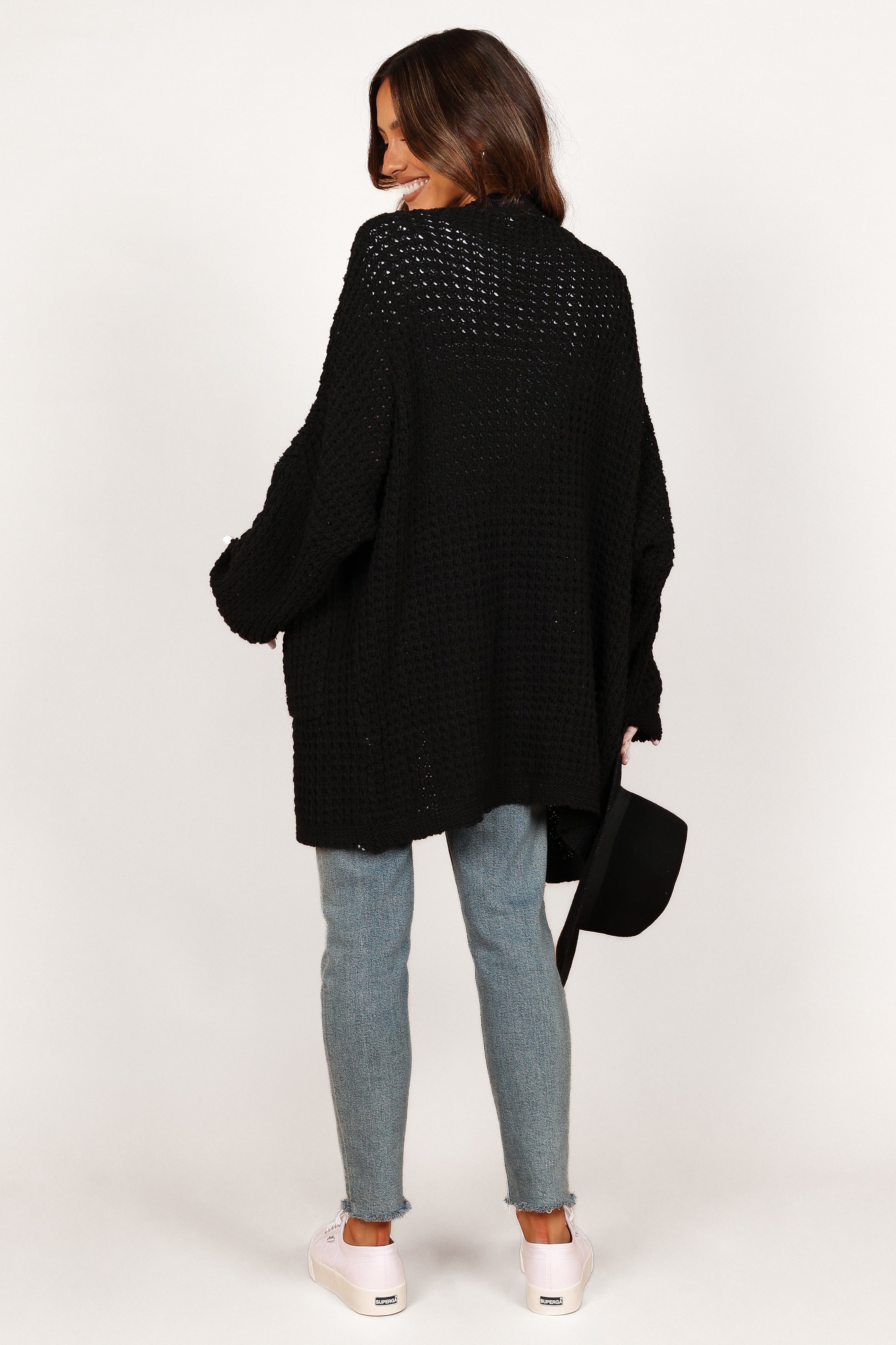 Leyonie Cardigan - Black-Sunny Prom
