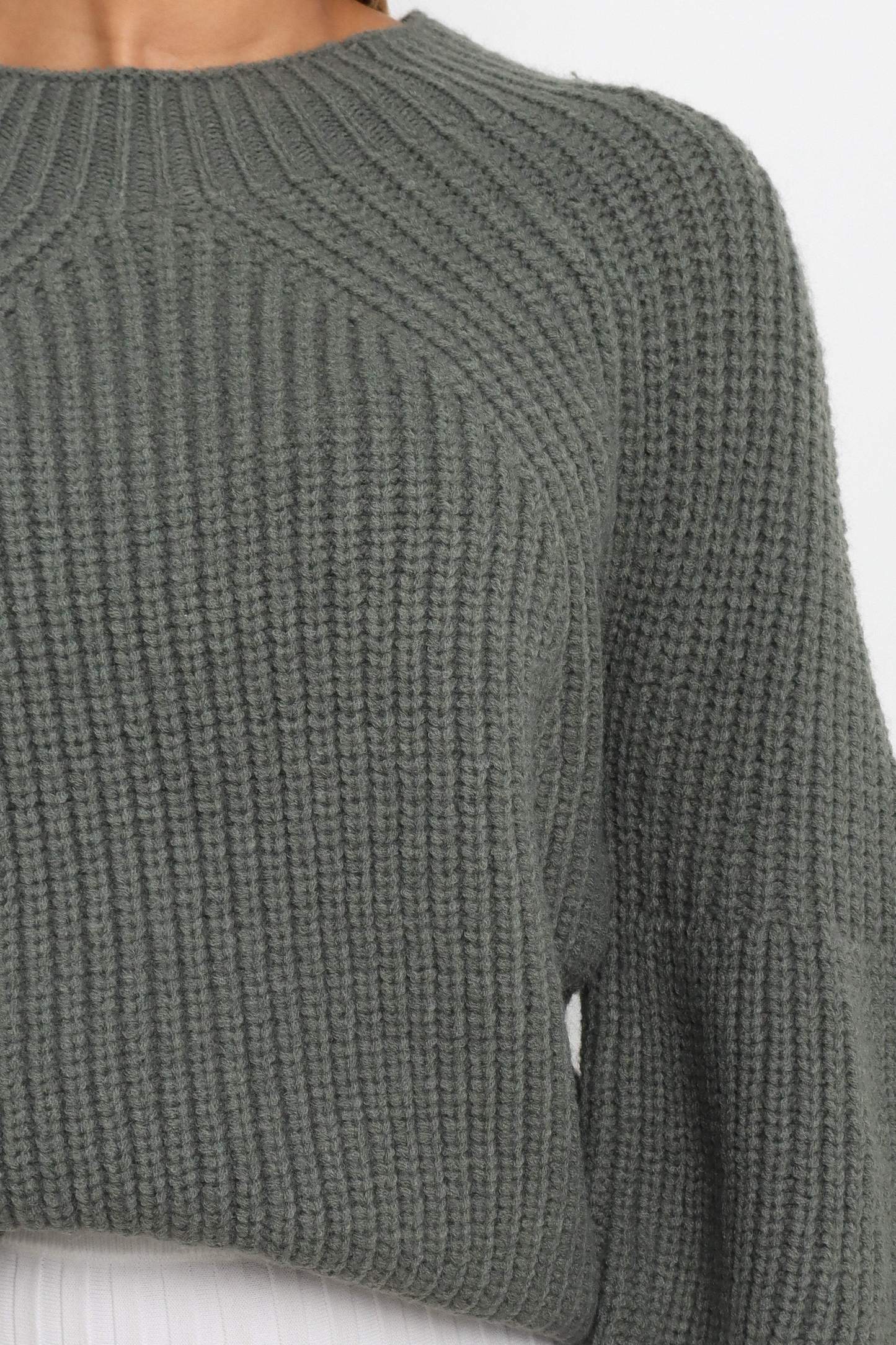 London Knit Sweater - Emerald-Sunny Prom