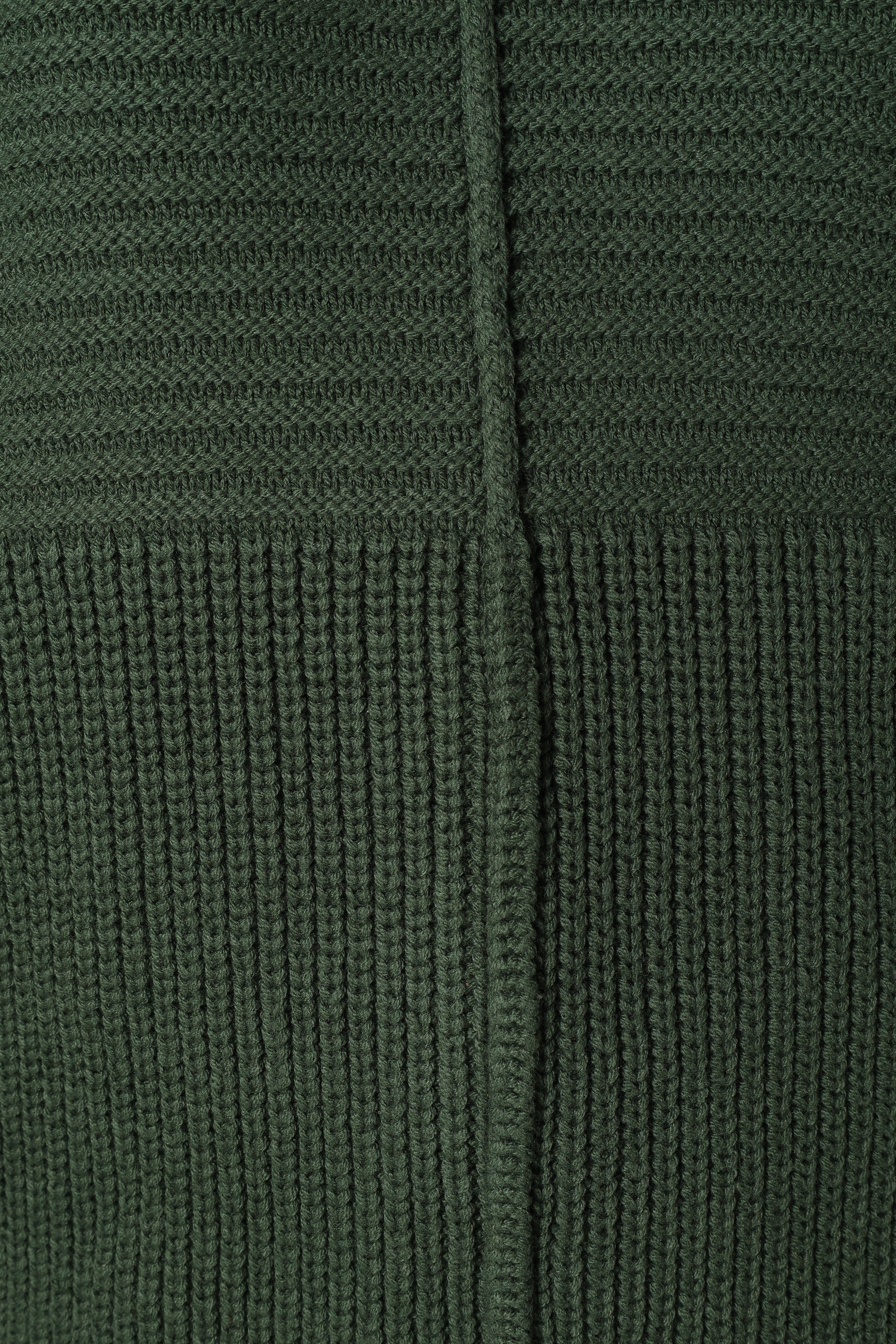 Meredith Ribbed Crewneck Knit Sweater - Green-Sunny Prom
