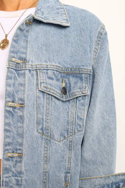 Cruise Jacket - Light Wash-Sunny Prom