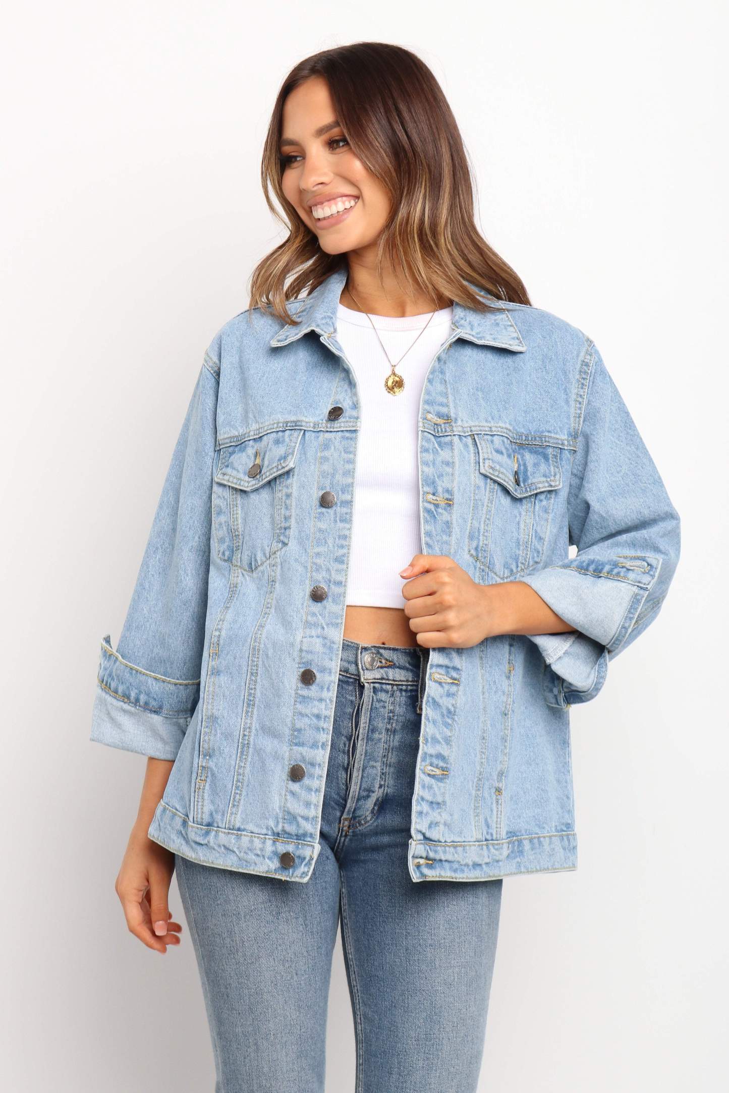 Cruise Jacket - Light Wash-Sunny Prom