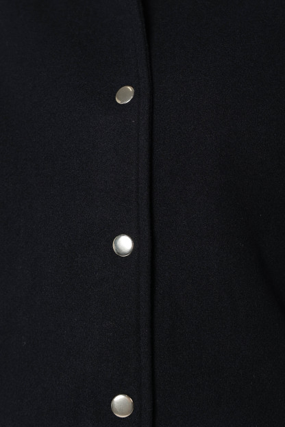 Fallon Collegiate Bomber Jacket - Dark Indigo-Sunny Prom