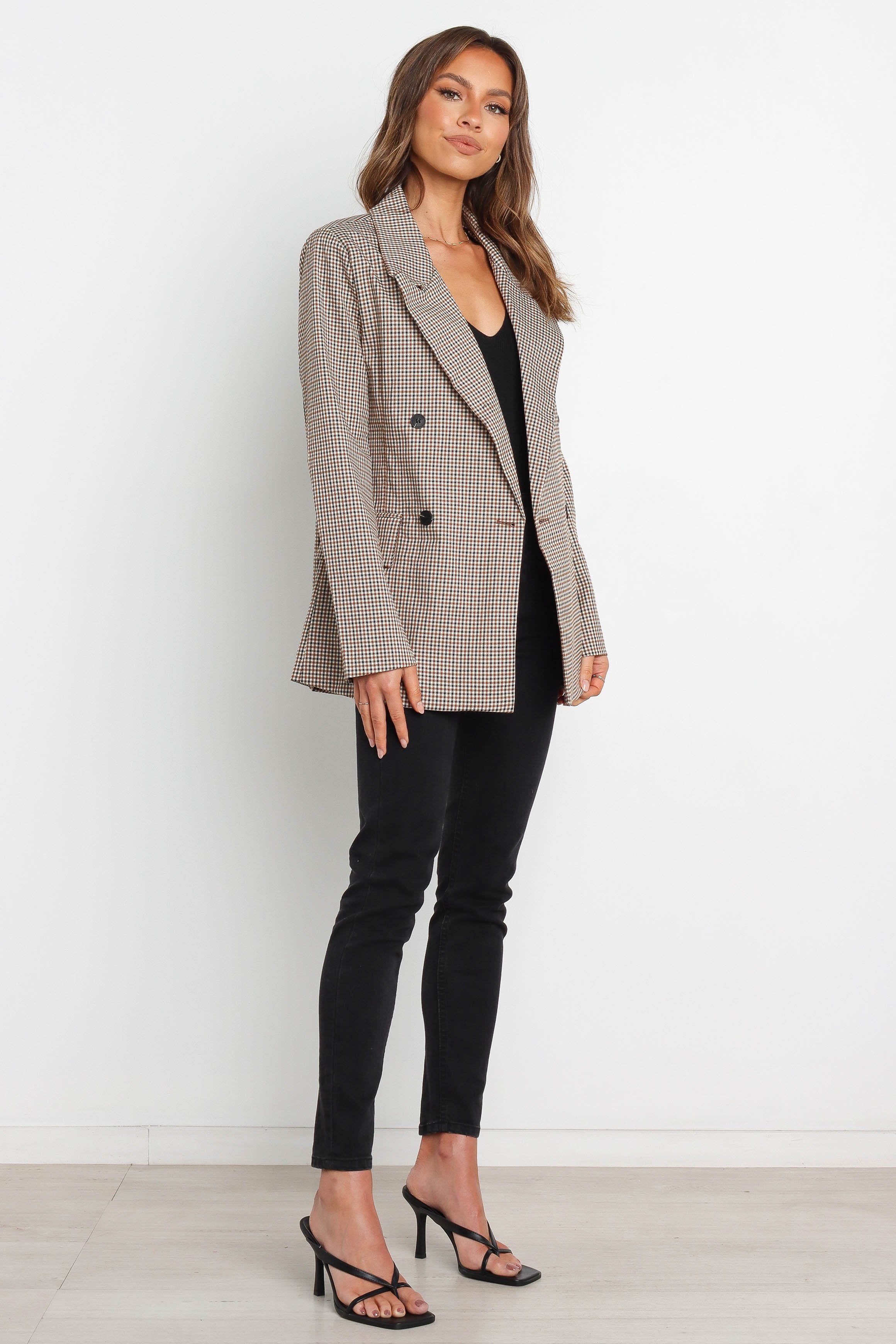 Juliette Blazer - Brown-Sunny Prom