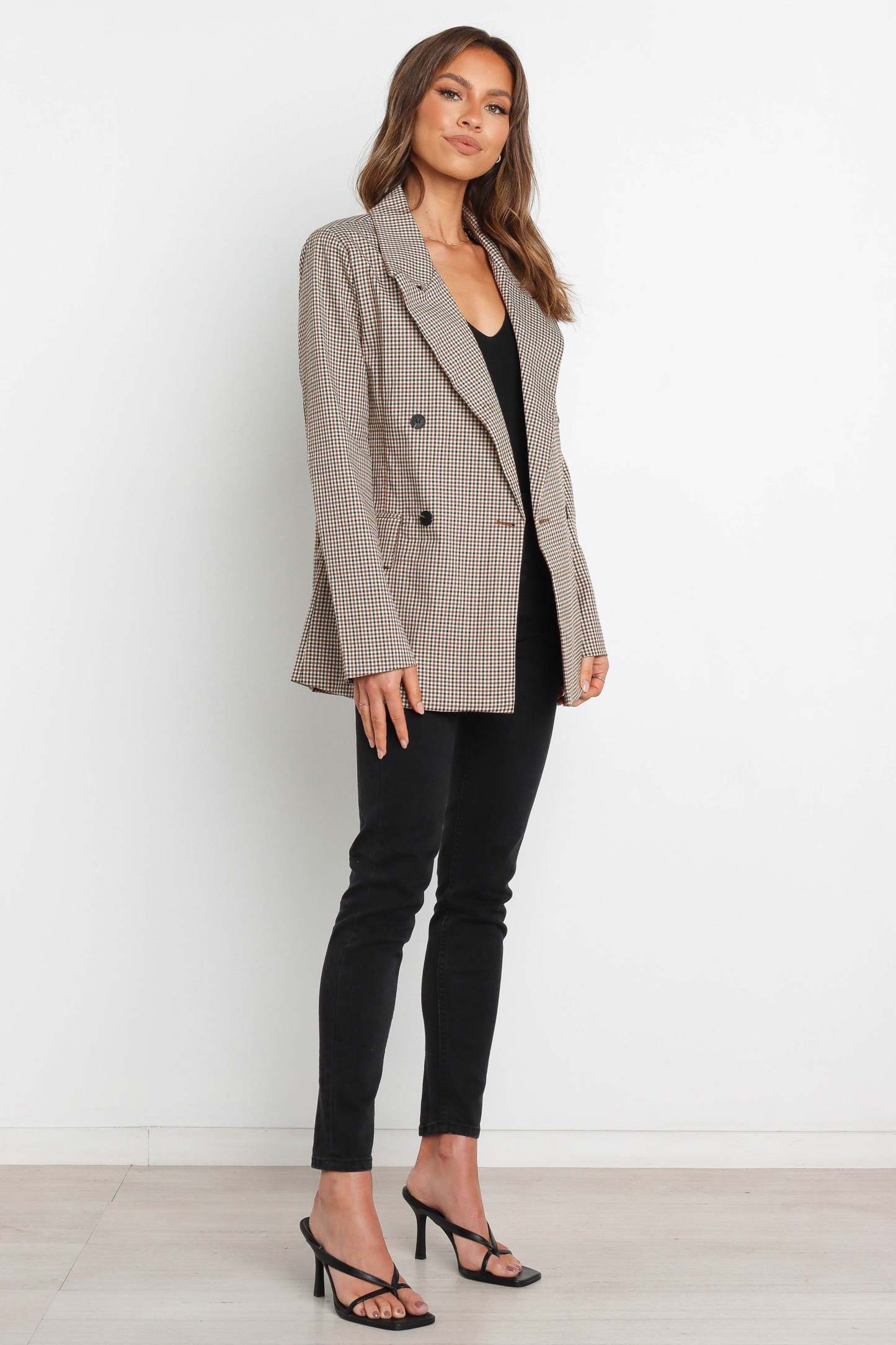 Juliette Blazer - Brown-Sunny Prom