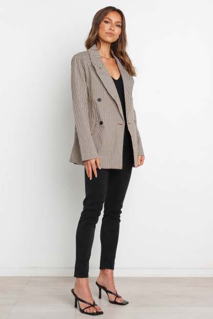 Juliette Blazer - Brown-Sunny Prom