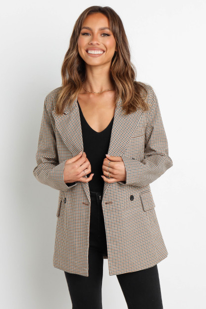 Juliette Blazer - Brown-Sunny Prom