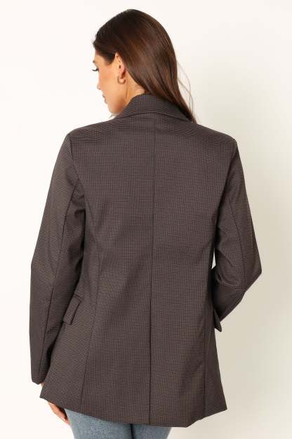 Juliette Blazer - Charcoal-Sunny Prom